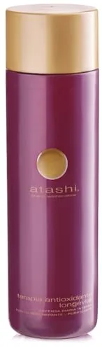 Atashi Antioxidante | Tónico Regenerante Purificante | Tonifica, Equilibra el PH, Energiza y Afina la Piel | Con Ácido Glicólico, Aguas frutales, Vitamina C, E y Coq10 | Apto Piel Sensible | 250ml