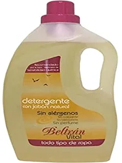 Beltrán Vital - Detergente Líquido Para Lavadora - Enriquecido Con Jabón 100% Natural - Suaviza Todo Tipo De Ropa - Aroma Natural - Sin Perfume Ni Alérgenos - 5 L