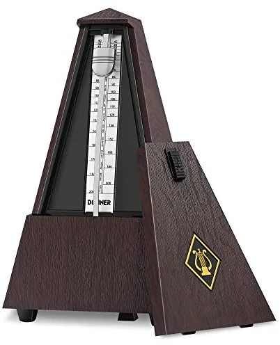 Donner DPM-1 Metrónomo Mecánico para Piano/Violín/Guitarra/Bajos e Instrumentos de Viento