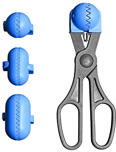 La Croquetera Color Azul Multiuso con 4 moldes Intercambiables para masas-para croquetas, albóndigas, Bolas, sushi-100% español : Patentado y Fabricado en España, 1 utensilio