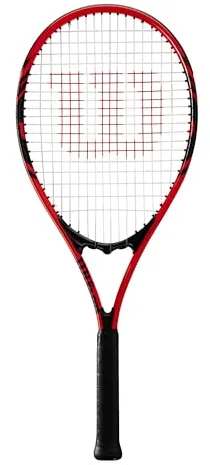 Wilson Federer Raqueta, Unisex Adulto, Rojo/Negro, 3