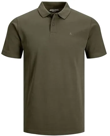 Jack & Jones Jjebasic Polo Ss Noos, Polo Hombre, Olive Night, XL