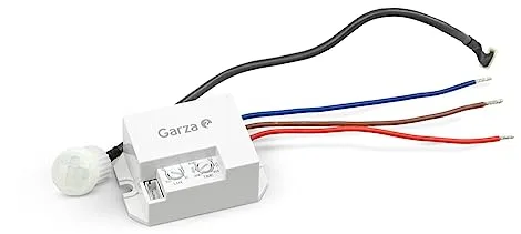 Garza - Detector de Movimiento Infrarrojo Integrable, con ángulo de detección 360º