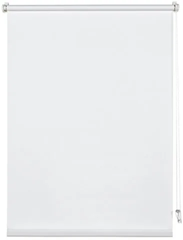 Deco Company Estor Enrollable Opaco con Pinzas Uni - Instalación Sin Taladrar, Translúcido, para Ventanas - Blanco, 50 x 150 cm (Ancho x Alto)