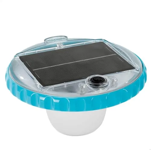 Intex 28695 - Luz LED flotante de carga solar para piscinas