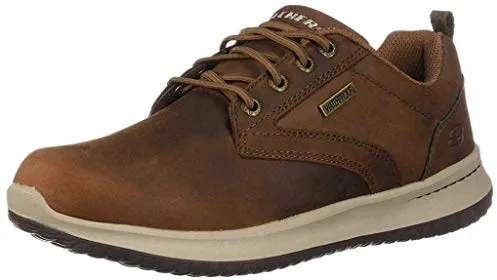 Skechers Hombre Zapatos de cordones oxford, Marrón (Brown Cdb), 46 EU