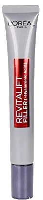 L'Oréal Paris Revitalift Filler Contorno de Ojos Revitalizante, Con Ácido Hialurónico Puro, 15 ml