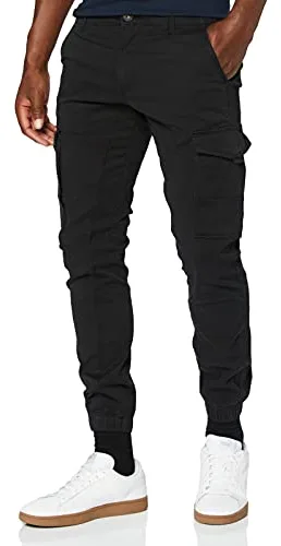 JACK & JONES Cargo Trousers Slim Fit Cargo Trousers Black 30 32 Black