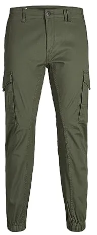 JACK & JONES Jjipaul Jjflake AKM 542 Olive Night , Pantalones Hombre, Verde (Olive Night), W30/L32 (Talla del Fabricante 30)