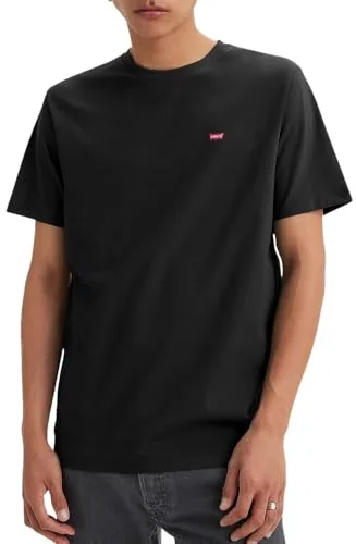 Levi's Ss Original Housemark Tee Camiseta, Stonewashed Black, XL para Hombre