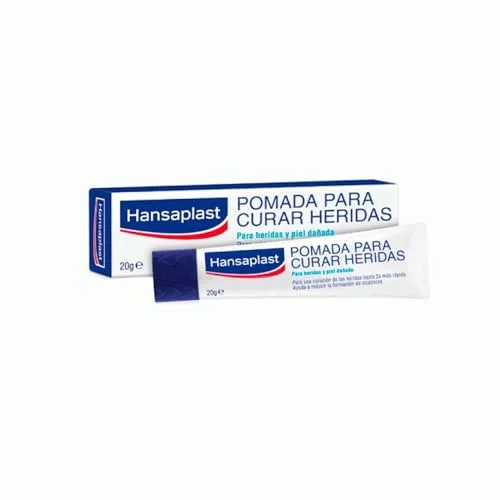 Hansaplast Pomada para curar heridas, Crema cicatrizante delicada que favorece la curación, Menos riesgo de cicatrices, Pomada cicatrizante apta para bebés I 20 g