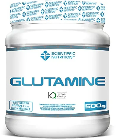Scientiffic Nutrition - Glutamine Neutro, Glutamina 100% Pura en Polvo Sin Sabor, Favorece el Desarrollo y Recuperación Muscular, con el Sello Kyowa Quality - 500g