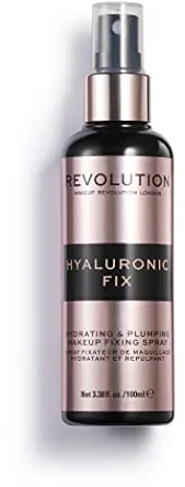 Makeup Revolution Spray Fijador Hialurónico Revolution, 100ml, El embalaje puede variar