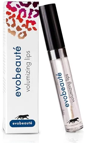 EVOBEAUTÉ evolips Volumizing Lips "classic" transparente 5 ml I Fluido para labios con efecto volumen I Gloss hidratante para cuidado de labios