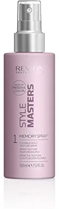 REVLON PROFESSIONAL Style Masters Memory Spray, Spray Texturizante Pelo de Fijación Flexible, Aporta Cuerpo y Textura al Cabello, 150ml