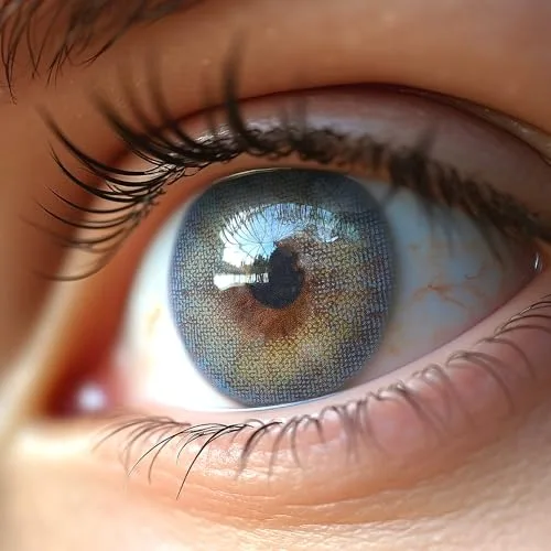 GLAMLENS lentillas de colores azules Jasmine Blue + contenedor. 1 par (2 piezas) - 90 Días - Sin Graduación - 0.00 dioptrías - blandos - Lentes de contacto azul de hidrogel de silicona