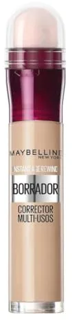 Maybelline New York, Corrector de Ojeras, Bolsas e Imperfecciones, Borrador Ojos, 07 Sand, 6.8 ml