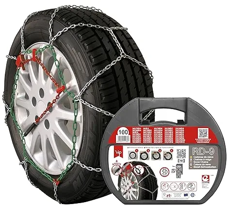 RD9 - Cadenas de nieve metálicas RD9 mm talla Nº 100