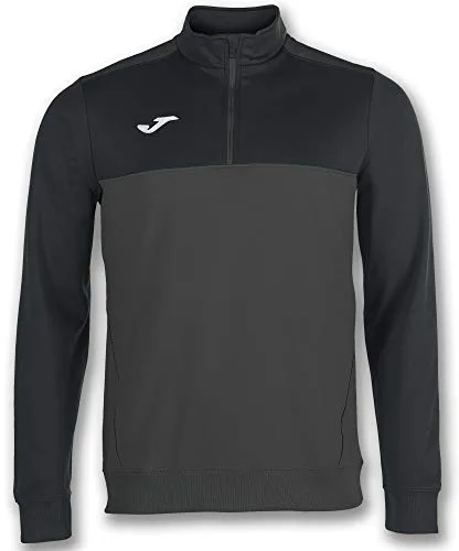 Joma Winner Sudadera, Hombre, Antrac.-Negro, M