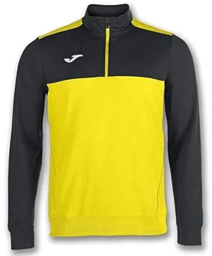 Joma Winner Sudadera, Hombre, Amarillo-Negro, M
