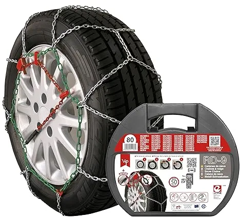 RD9 - Cadenas de nieve metálicas RD9 mm talla Nº 80