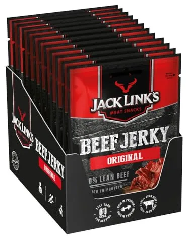 Jack Links Beef Jerky Clipstrips (12X25G) 12 Unidades 300 g