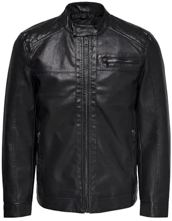 Only & Sons Faux Leather Jacket onsAL Faux Leather Jacket Black XS Black 1 XS