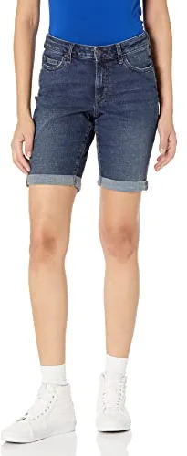 Amazon Essentials - Bermudas vaqueras para mujer de 25,4 cm ,Medium Dark Wash ,US 6 (EU S - M)