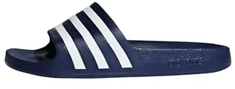 adidas Unisex adulto Adilette Aqua Slides, Dark Blue / Cloud White / Dark Blue, 42 EU