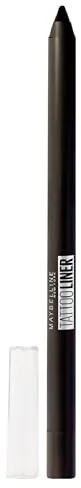 Maybelline New York, Tattoo Liner, Lápiz de Ojos Semi-permanente, Waterproof, No transferible, Tono: 900 Deep Onyx Negro, 1.3 gr