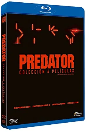 Predator Colección 4 Peliculas (Blu-ray): Depredador 1, Depredador 2, Predators, Predator