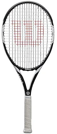 Wilson Federer Team 105 Tennis Racket, Adultos Unisex, White/Black, 2