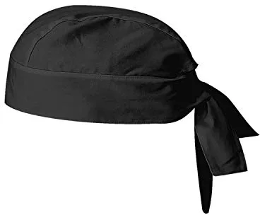 MISEMIYA 926, Gorro Chef Bandana Unisex Adulto, Negro (Black), Talla Única