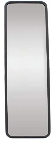 S SUMEX Espejo Interior Paronamico Convexo de 25cm, con Fijacion Elastica, 250 x 65mm, Negro