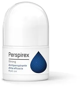 Perspirex ® | Strong | Desodorante Antitranspirante Axilas Roll On con Elevada Eficacia y Efectividad Anti Sudor hasta 5 días | Para Personas que Sufren de Sudoración Severa | 20 Ml