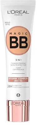 L'Oreal Paris Make-up Designer BB Cream C'est Magic, Tono Medio 04, 30 ml (Paquete de 1)