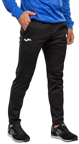 Joma Cleo II Pantalon Largo Deportivo, Hombre, Negro, L