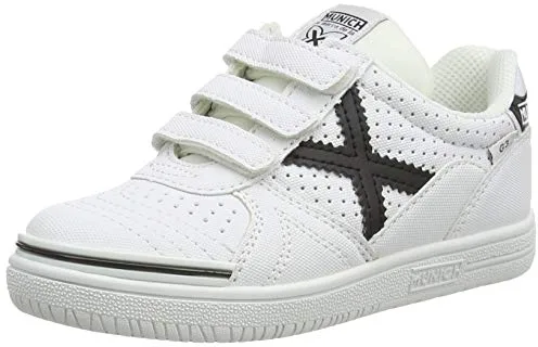 Munich Unisex niños G-3 Kid VCO Profit, Zapatillas de Deporte, Blanco Negro, 28 EU