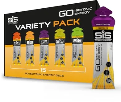Science in Sport GO Gel Energético Isotónico 15 x 60ml Vegano - Formulación Isotónica con 22g de Carbohidratos, Buen Proveedor de Energía, Alternativa Óptima para Bebidas Isotónicas