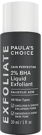 Paula's Choice SKIN PERFECTING 2% BHA Exfoliante Liquido - Peeling Facial con Ácido Salicílico - Reduce Granos, Puntos Negros & Espinillas - Piel Mixta y Piel Grasa - 30 ml