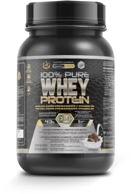 Healthy Fusion Whey Protein | Proteína Whey pura con Colágeno + Magnesio | Mejora tus entrenamientos | Protege y aumenta la masa muscular | 1000g de proteína (Chocolate)