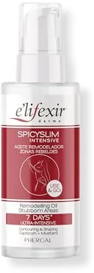 Elifexir - Aceite Seco Spicyslim | Quemagrasas Potente | Elimina la Grasa Localizada en Zonas Rebeldes | Resultados Visibles en 7 Días | Rápida Absorción | Con Mostaza y Capsicum Picante - 100 ml
