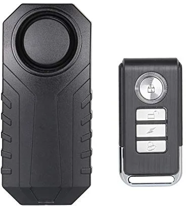 Lancoon Alarma De Bicicleta, Antirrobo para Vehículos De Motocicleta con Control Remoto, 113 Db Super Loud (Paquete De 1)