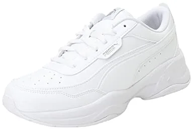 PUMA Cilia Mode, Zapatillas de Deporte Mujer, Puma White-Puma Silver, 38 EU
