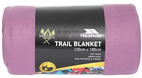 Trespass Snuggles Manta de Viaje, 120 cm, Morado (Heather)