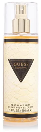 GUESS Seductive, Bruma Corporal para Mujer, Fragancia Frutal Floral, Vainilla, Pera, Bergamota, Aroma Seductora y Elegante, 250 ml