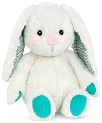 B. toys Softies – Conejito de Peluche – Juguete de Peluche súper Suave – Animal de Peluche para bebés, niños pequeños, niños – Lavable en la Lavadora – 0 Meses + – Happyhues - Peppy-Mint Bunny