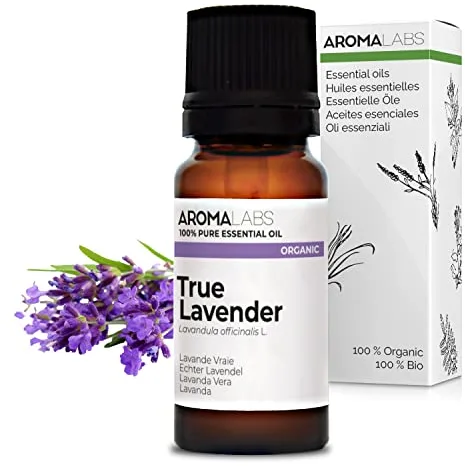 Lavanda Verdadera BIO (Lavandula officinalis) - 10 mL - Aceite Esencial Quimiotipado y Certificado AB - Relajación & Descanso - Aroma Labs