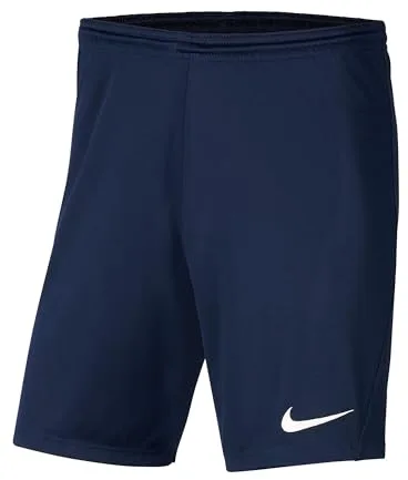 Nike Y Nk Dry Park III Short NB K Sport Shorts, Unisex niños, Midnight Navy/White, M