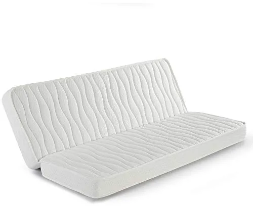 marckonfort Colchón Clic clac 130x190 para Sofa Cama, 13 cm de Altura, Tela Strech con Ribete de Seguridad